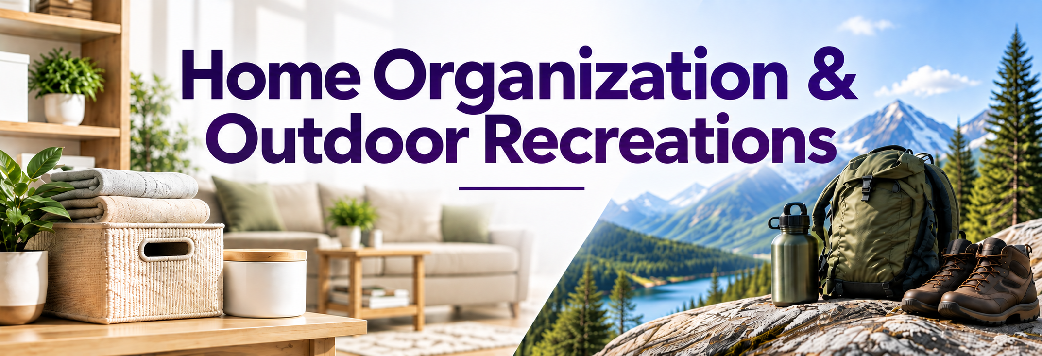 home organization and outdoor recreations